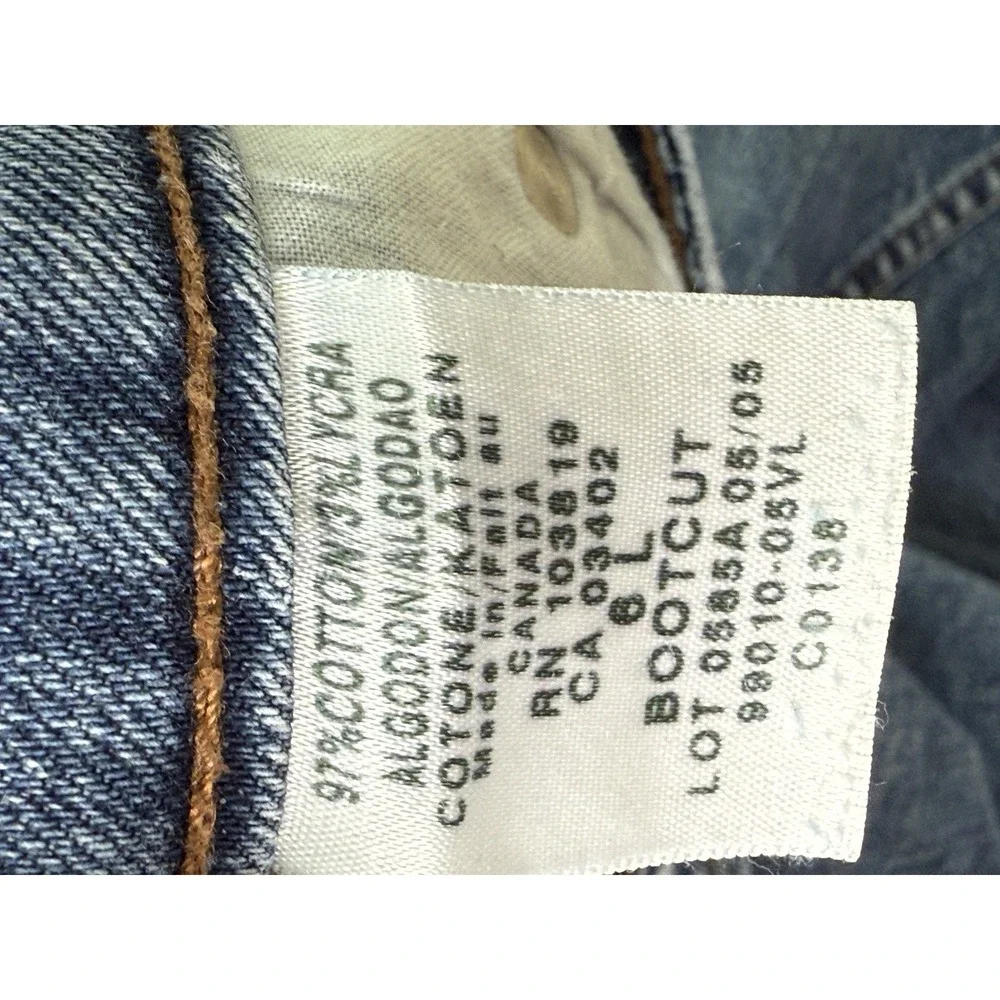 Harley Davidson Womens Jeans Straight Leg Denim Medium Wash Size 6L‎ 29 x 33